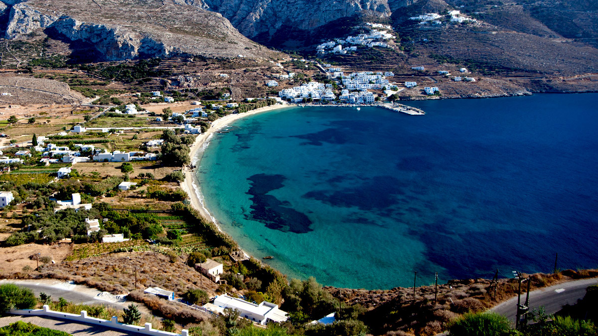 Article about Amorgos island - History, nautical info, sightseeing